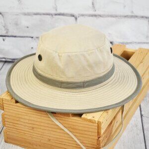 Vintage Dockers Wide Brimmed Packable Boonie Bucket Sun Hat M/L